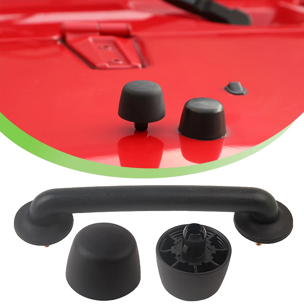 Wiper Nozzle Side Front Hood Handle Stop Support Bonnet Bumper for Jeep Wrangler TJ 1997-2006 JK 2007-2018 Exterior Accessories - 34