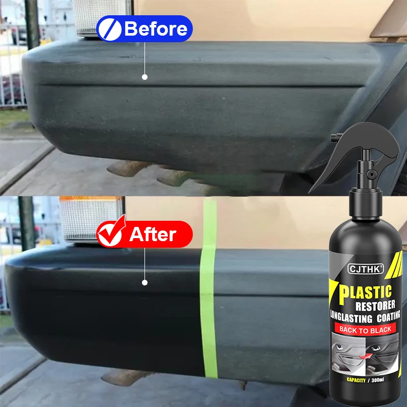 Car Plastic Restorer Coating Agent Auto Plastic Rubber Exterior Repair Clean Refresh Restoration Agent Black Shine Seal Brighten - 34